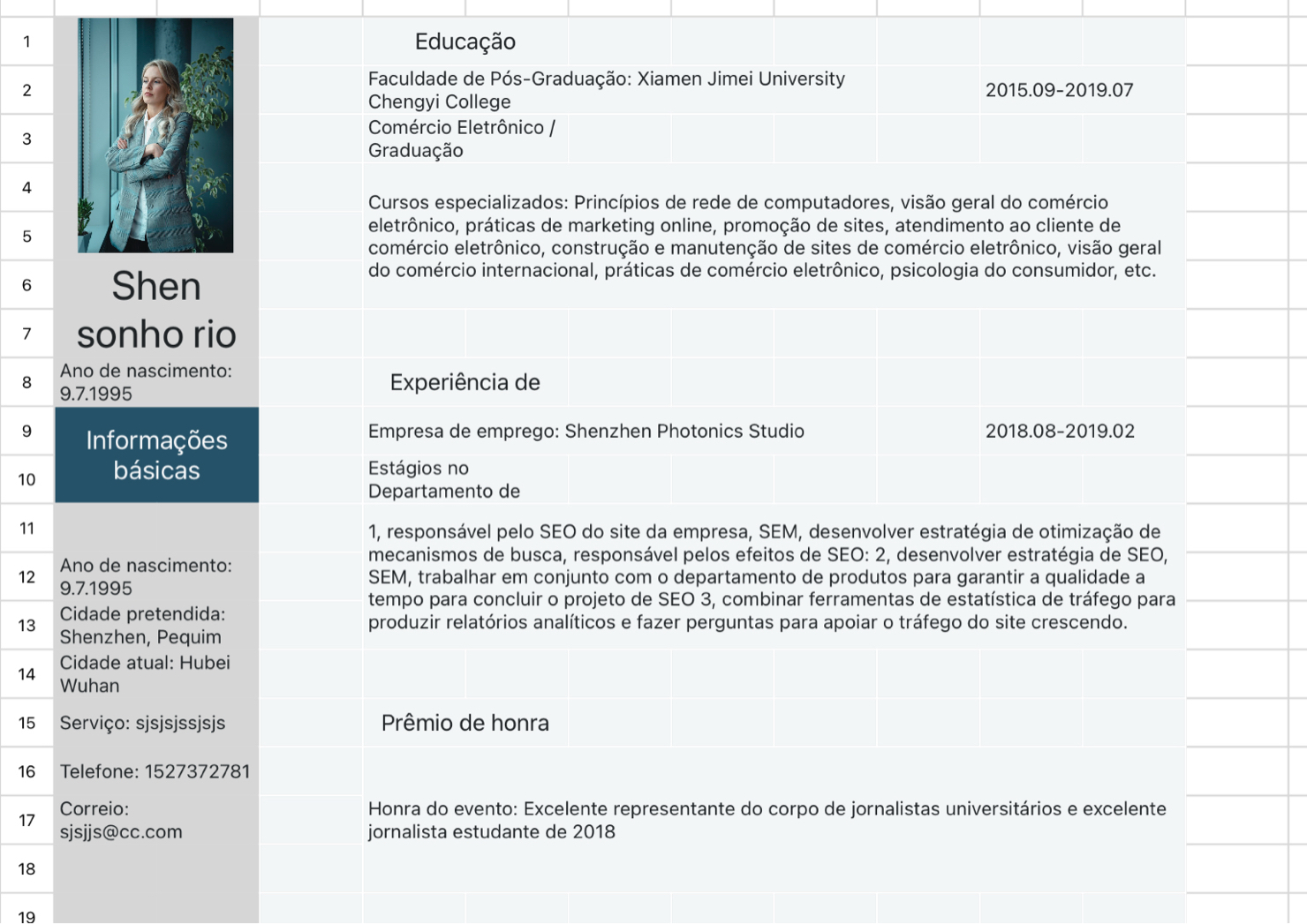 Pesquisa de CV11